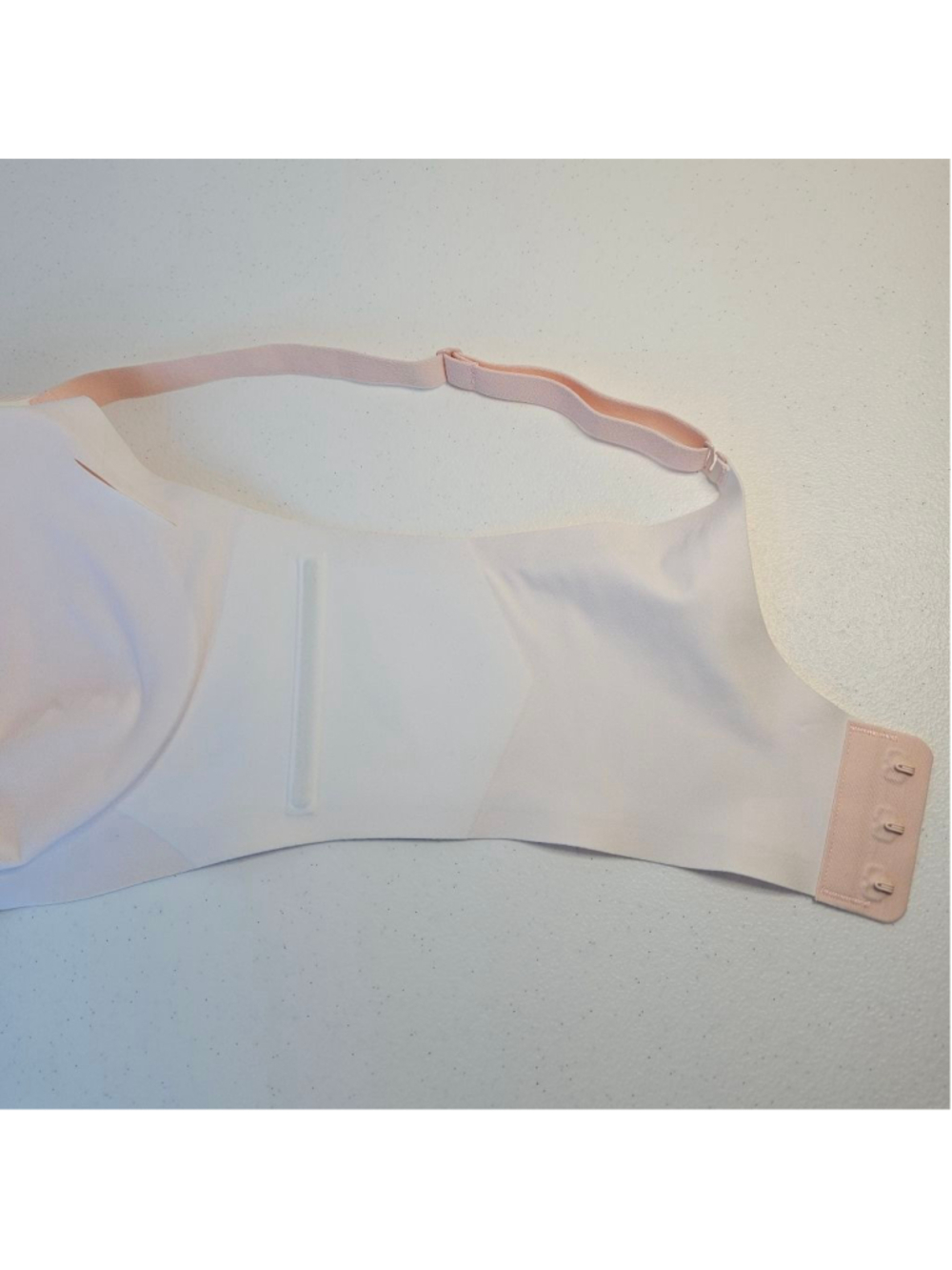 HONEYLOVE Crossover Wireless Pink and White Bra XL - Picture 9 of 10